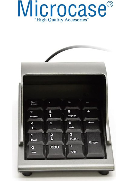 Parmak Gizlemeli Numlock Numerik Klavye Keypad USB Kablolu - AL3776