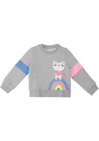 Rainbow Cat Kız Çocuk Alt-Üst Eşofman Takım indirimleri