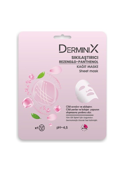 Sıkılaştırıcı Kağıt Maske Rezene ve D-Panthenol modelleri