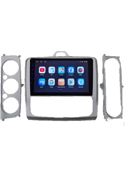 Ford FOCUS(2006-2011 Yıl)4gb Ram 64GB Rom Hafıza Multimedya Android Sürüm 13 Kablosuz Carplay Navigasyon 9 Inç Ekran modelleri