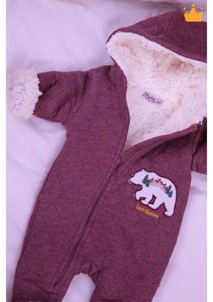 Babyhola Velsoft Tulum Kız Erkek Bebek Çocuk Kapüşonlu Kapitone Kışlık Dış Tulum 12519 modelleri