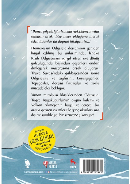 Odysseus'un Serüveni - Çocuklar Için Odysseia - Tuğçe Büyükuğurlu