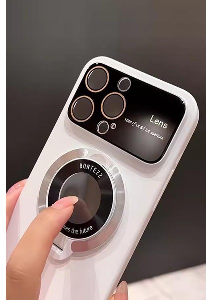 Apple iPhone 15 Magsafe Kapanan Standlı Logo Gözüken Kamera Çerçeveli Ince Tasarımlı Kılıf fiyatları
