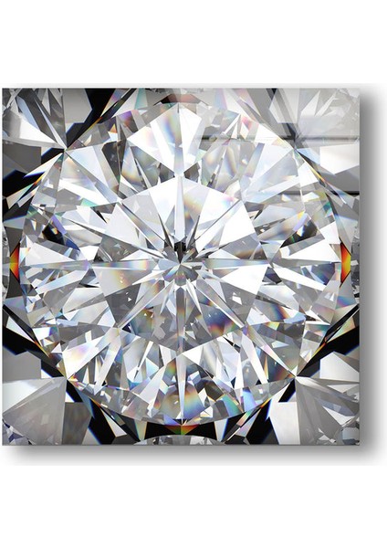 Elmas Temperli Cam Duvar Tablosu fiyatları