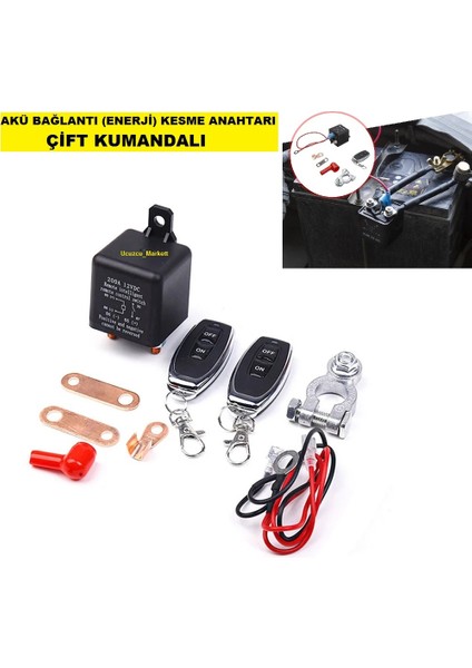 Çift Kumandalı Akü Bağlantı (Enerji) Kesme Anahtarı