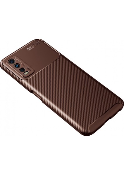 Vivo Y20 Kılıf Focus Karbon Silikon - Kahverengi 300099 fiyatları