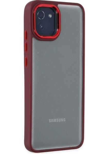 Samsung Galaxy A03 Kılıf Dora Kapak - Kırmızı 300099