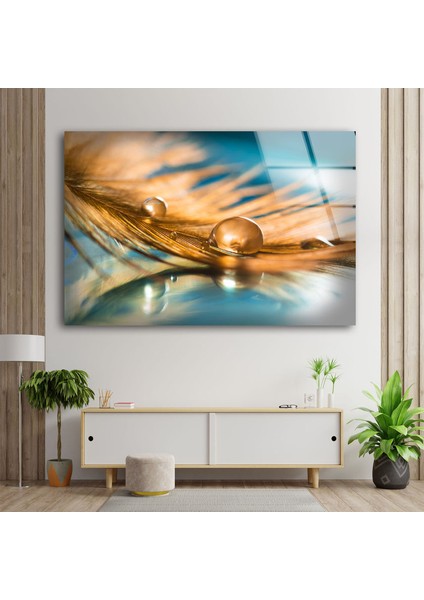 Fantastik Tüy Temperli Cam Duvar Tablosu
