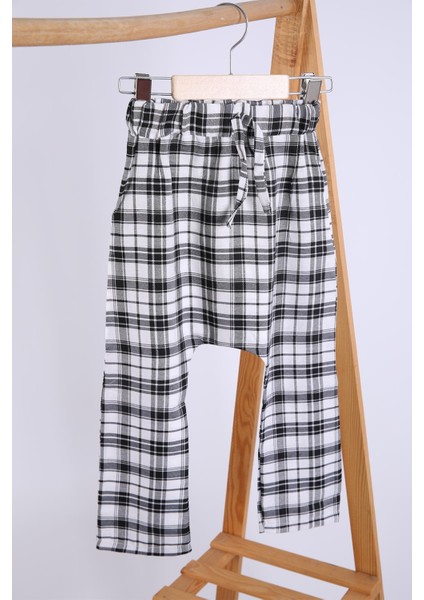 Babyhola Pamuk Bluz Ekose Pantolon Kız Çocuk Salaş Takım 1153 modelleri
