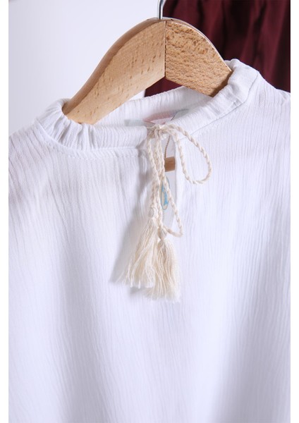 Babyhola Pamuk Bluz Keten Pantolon Kız Çocuk Salaş Takım 1112 fiyatları