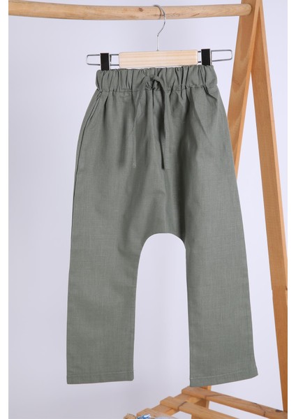 Babyhola Pamuk Bluz Keten Pantolon Kız Çocuk Salaş Takım 1112 modelleri