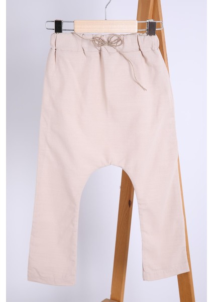 Babyhola Keten Gömlek Pantolon Kız Erkek Çocuk Takım 1751 indirimleri