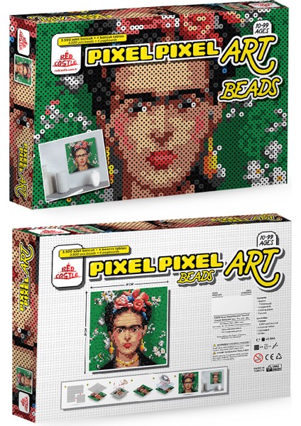 Yetişkin Boncuk Aktivite Seti(Frida Kahlo)-Pixel Pixel PPA01-03