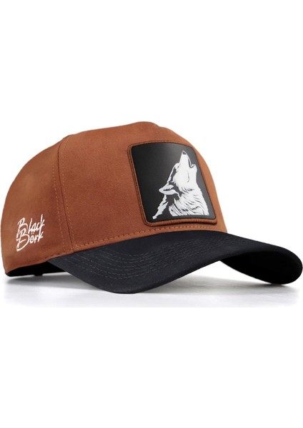 V1 Baseball Kurt - 3sc Kod Logolu Unisex Camel-Lacivert Siperli Şapka (Cap)
