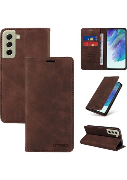 Samsung Galaxy S22 Artı 5g Koruyucu Pu Deri Folio Cüzdan (Yurt Dışından)