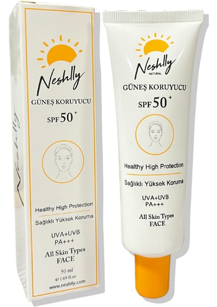 Güneş Kremi Yüz SPF50+ (50ML)