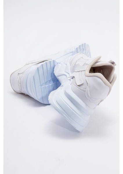 Kadın Anorak Spor Ayakkabı BEYAZ BEYAZ fırsatları