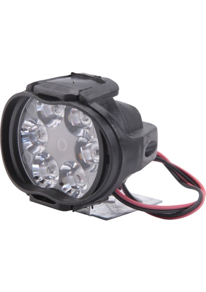 2 Adet 6 LED 10W 1000LM Evrensel Scooter Atv Sis Spot Işığı 6000K Beyaz (Yurt Dışından)