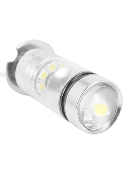 2 Adet 6000K Beyaz LED H3 100W 2323 Araba Sis Ampulü Drl (Yurt Dışından)