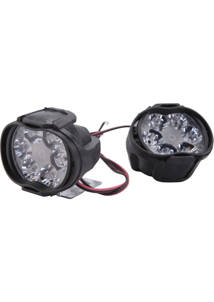 Adet 6 LED 10W 1000LM Univeal Scooter Atv Sis Spot Işığı 6000K Beyaz (Yurt Dışından)