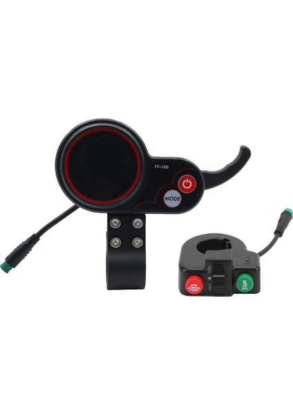 TF-100 Ekran Kontrol Paneli + Anahtar Düğmesi Scooter 5pin, Kugoo M4 ile Uyumlu (Yurt Dışından)