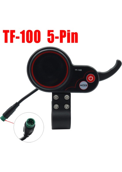 TF-100 Ekran Kontrol Paneli + Anahtar Düğmesi Scooter 5pin, Kugoo M4 ile Uyumlu (Yurt Dışından) modelleri