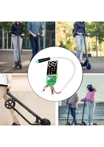 M365 Pro Scooter Bluetooth Kontrol Paneli+Anahtar Panel Metre ile Uyumlu (Yurt Dışından)