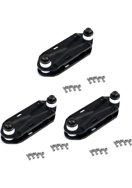 3x Su Bazlı Ray Adaptörü Surfskate Kamyon Her Panoya Uyuyor, Siyah (Yurt Dışından)
