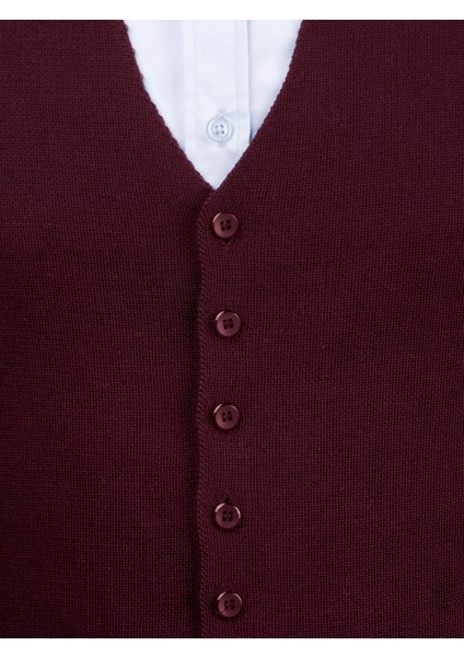 Erkek Düğmeli Spor / Klasik Triko Örme Kolsuz Yelek indirimleri