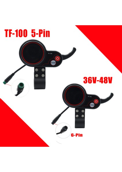 TF-100 Ekran Scooter Kaykay Kontrol Paneli Taşınabilir Dış Mekan (6pin) (Yurt Dışından) fiyatları