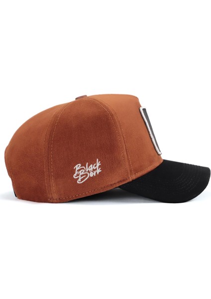 Black Börk Blackbörk V1 Baseball So What - 2 Kod Logolu Unisex Camel-Lacivert Siperli Şapka (Cap)