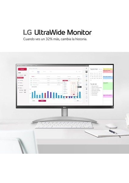 Lg 100HZ Ultrawide 1 Ms Yenileme 29WQ 29'' 2560 x 1080 Wfhd Beyaz Wide Monitör