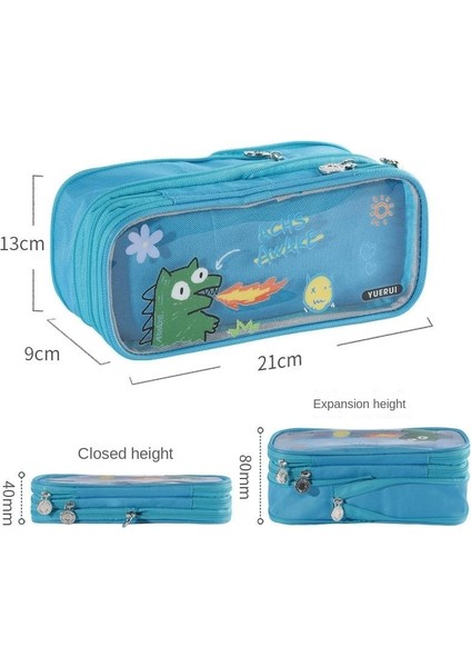 Şeffaf Karikatür Teleskopik Genişletilebilir Kırtasiye Kutusu (Yurt Dışından) modelleri