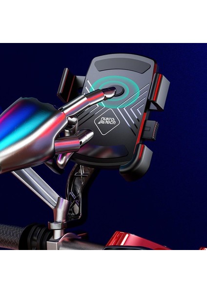 GKN53 Motosiklet Ayna Aparatlı Telefon Tutacağı