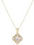 Girdap Desenli Zirkon Kolye Gold 925 Ayar Kolye 1