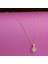 Girdap Desenli Zirkon Kolye Gold 925 Ayar Kolye 2