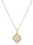 Girdap Desenli Zirkon Kolye Gold 925 Ayar Kolye 3