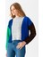 Blok Renkli Crop Kazak 4