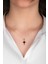 Klytk 05 4005 Zirkon Taşlı 925 Ayar Gümüş Kutup Yıldızlı Rose Küpe-Kolye Takım 2