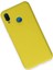 Huawei P20 Lite Kılıf Nano Içi Kadife Silikon - Sarı 300099 3