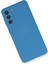 Samsung Galaxy S21 Kılıf Nano Içi Kadife Silikon - Mavi 300099 3