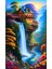Renkli Baskılı Sayılarla Boyama Hobi Seti Çerçeveli 60 x 75 cm Şelale 1