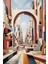 Renkli Baskılı Sayılarla Boyama Hobi Seti Çerçeveli 60 x 75 cm Soyut Resim 3 1