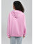 Logo Baskılı Kapüşonlu Pembe Sweatshirt 1600361-71038 4