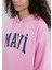 Logo Baskılı Kapüşonlu Pembe Sweatshirt 1600361-71038 5