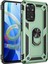Xiaomi Redmi Note 11 Kılıf Sofya Yüzüklü Silikon Kapak - Yeşil 300099 1
