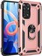 Xiaomi Redmi Note 11S Kılıf Sofya Yüzüklü Silikon Kapak - Rose 300099 1