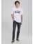 Jeans Baskılı Beyaz Tişört 0612008-620 1