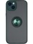 Iphone 14 Kılıf Montreal Yüzüklü Silikon Kapak - Yeşil 300099 1