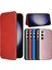 Samsung Galaxy S24 Kart Ekleme Deri Folio Flip Case Fiber Için Telefon Kılıfı (Yurt Dışından) 1